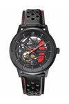 PIERRE LANNIER Paddock Automatic Black Leather Strap