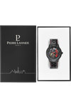 PIERRE LANNIER Paddock Automatic Black Leather Strap