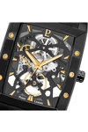 PIERRE LANNIER Trio Automatic Black Stainless Steel Bracelet