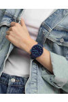 SWATCH Essentials Big Bold Indigo Glow Blue Biosourced Strap