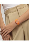 SWATCH Essentials Trendy Lines In Sienna Orange Silicone Strap