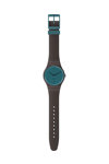 SWATCH Essentials Dark Duality Brown Biosourced Strap