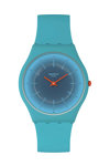 SWATCH Essentials Skin Radiantly Teal Turqoise Silicone Strap