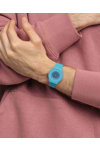 SWATCH Essentials Skin Radiantly Teal Turqoise Silicone Strap