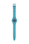 SWATCH Essentials Skin Radiantly Teal Turqoise Silicone Strap