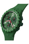 SWATCH Essentials Primarily Green Chronograph Green Silicone Strap