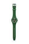 SWATCH Essentials Primarily Green Chronograph Green Silicone Strap