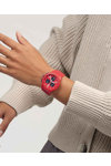 SWATCH Essentials Primarily Red Chronograph Red Silicone Strap