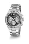 GUESS Equity Silver Stainless Steel Bracelet