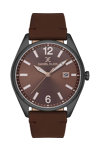 DANIEL KLEIN Brown Leather Strap