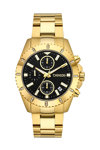 BREEZE Obsession Swarovski Chronograph Gold Stainless Steel Bracelet