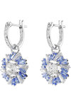 SWAROVSKI Blue Idyllia Flower Drop Earrings