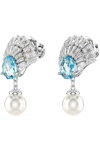 SWAROVSKI Blue Idyllia Shell Drop Earrings