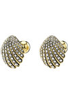 SWAROVSKI White Idyllia Shell Stud Earrings