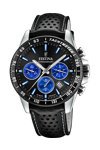 FESTINA Chronograph Black Leather Strap