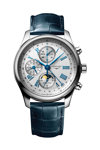 LONGINES The LONGINES Master Collection Automatic Chronograph Blue Leather Strap