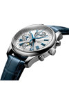 LONGINES The LONGINES Master Collection Automatic Chronograph Blue Leather Strap