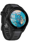 GARMIN Forerunner 165 Music Black/Slate Gray Two Tone Silicone Strap