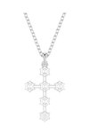 SWAROVSKI White Insigne Cross Pendant (round cut)