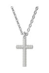 SWAROVSKI White Insigne Cross Pendant pave