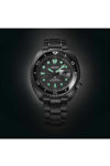 SEIKO Prospex Black Series Turtle 'Night Vision' Divers Automatic Black Stainless Steel Bracelet