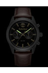 TIMBERLAND Northbridge Dual Time Brown Leather Strap