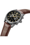 TIMBERLAND Northbridge Dual Time Brown Leather Strap