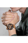 TIMBERLAND Northbridge Dual Time Brown Leather Strap