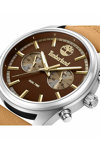 TIMBERLAND Northbridge Dual Time Brown Leather Strap