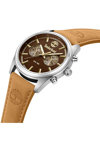 TIMBERLAND Northbridge Dual Time Brown Leather Strap