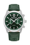 TIMBERLAND Northbridge Dual Time Green Leather Strap