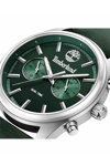 TIMBERLAND Northbridge Dual Time Green Leather Strap