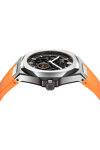 D1 MILANO Skeleton Automatic Orange Rubber Strap