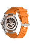 D1 MILANO Skeleton Automatic Orange Rubber Strap