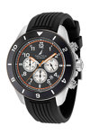 NAUTICA One Chronograph Black Silicone Strap