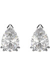 SWAROVSKI White Millenia stud earrings (pear cut)