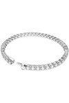 SWAROVSKI White Matrix Tennis bracelet round cut (Large)