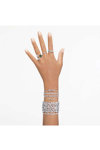 SWAROVSKI White Matrix Tennis bracelet round cut (Large)