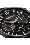 POLICE Driver II Black Leather Strap