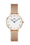 DANIEL WELLINGTON Petite Roman Numerals Rose Gold Stainless Steel Bracelet 28mm