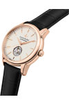 LUCIEN ROCHAT Iconic Automatic Black Leather Strap