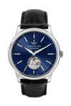 LUCIEN ROCHAT Iconic Automatic Black Leather Strap