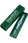 SWATCH Power of Nature Frozen Waterfall Light Blue Silicone Strap