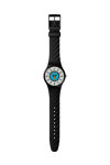 SWATCH Power of Nature Good to Gorp Black Silicone Strap