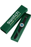 SWATCH Power of Nature Good to Gorp Black Silicone Strap