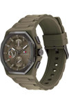 TOMMY HILFIGER Troy Khaki Silicone Strap