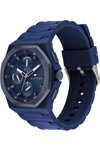 TOMMY HILFIGER Troy Blue Silicone Strap