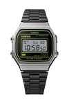 CASIO Vintage Chronograph Black Stainless Steel Bracelet