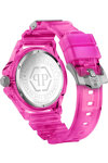 PHILIPP PLEIN The Skull Scuba Duba Edition Fuchsia Plastic Strap