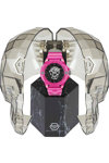 PHILIPP PLEIN The Skull Scuba Duba Edition Fuchsia Plastic Strap